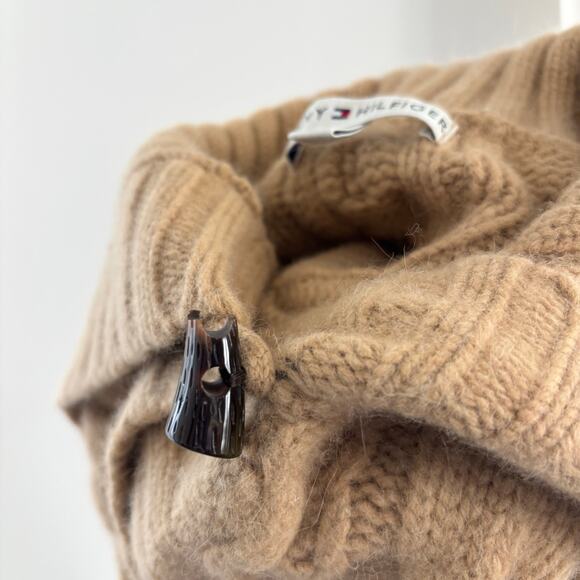 RARE Vintage Tommy Hilfiger Lamb Wool & Rabbit Hair Cardigan Women's Size Large - Picture 4 of 7